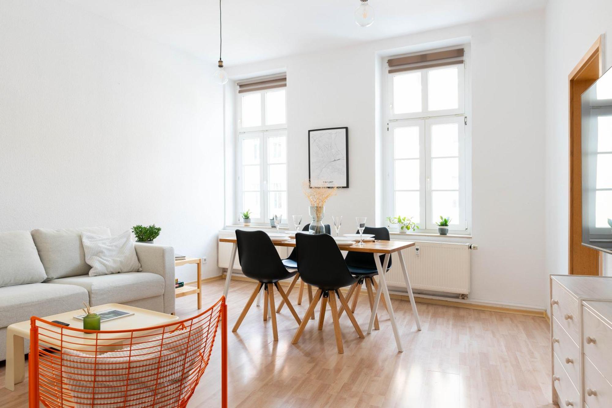 Grosse 3 Zimmer Wohnung Mit Netflix In Zentraler Lage Erfurt Exterior photo